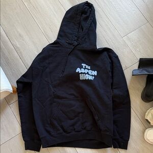 Black Aspen High Hoodie